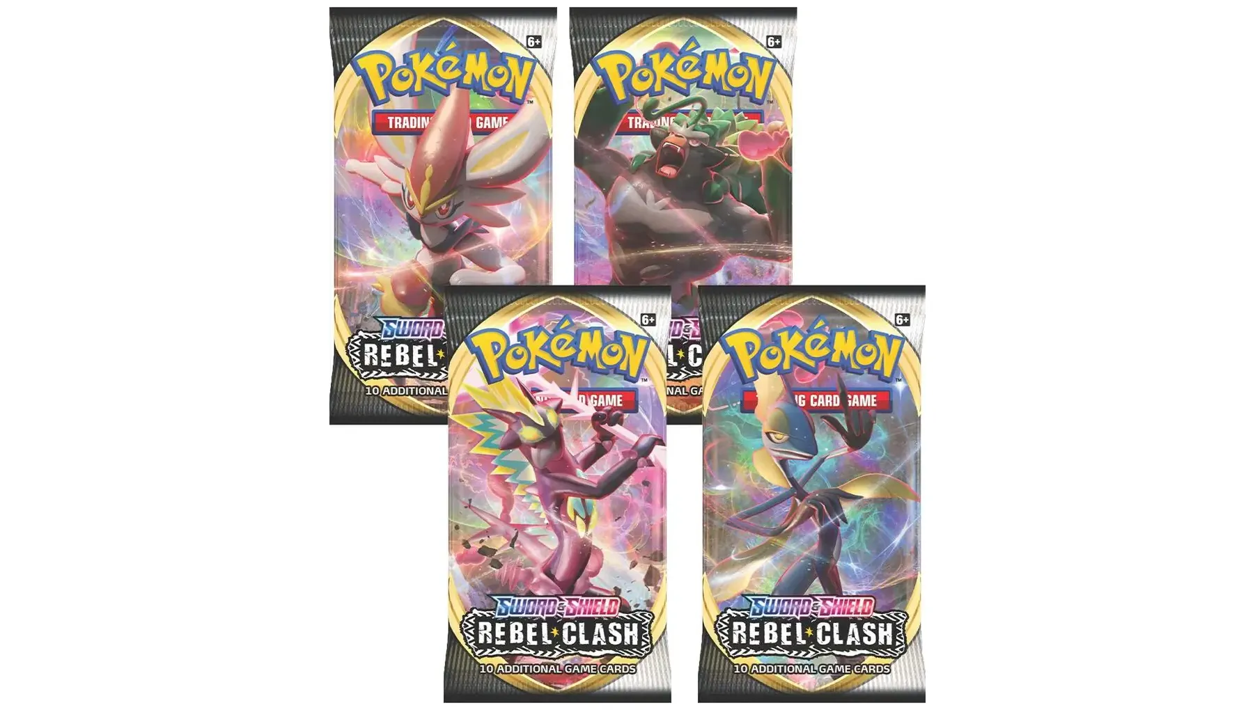 Rebel Clash Booster Pack Art Bundle Set of 4