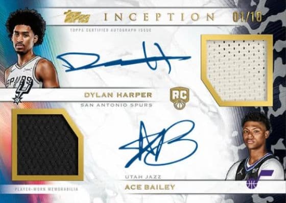 Dual Rookie Relic Autographs