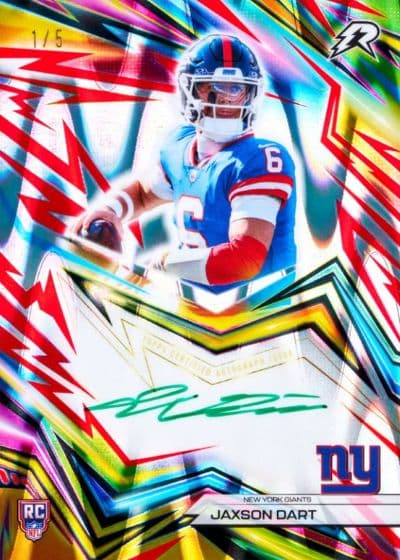 Jaxson Dart Surge parallel autograph