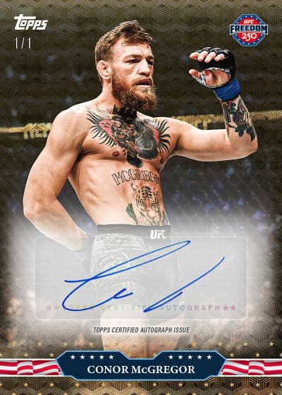 Conor McGregor autograph