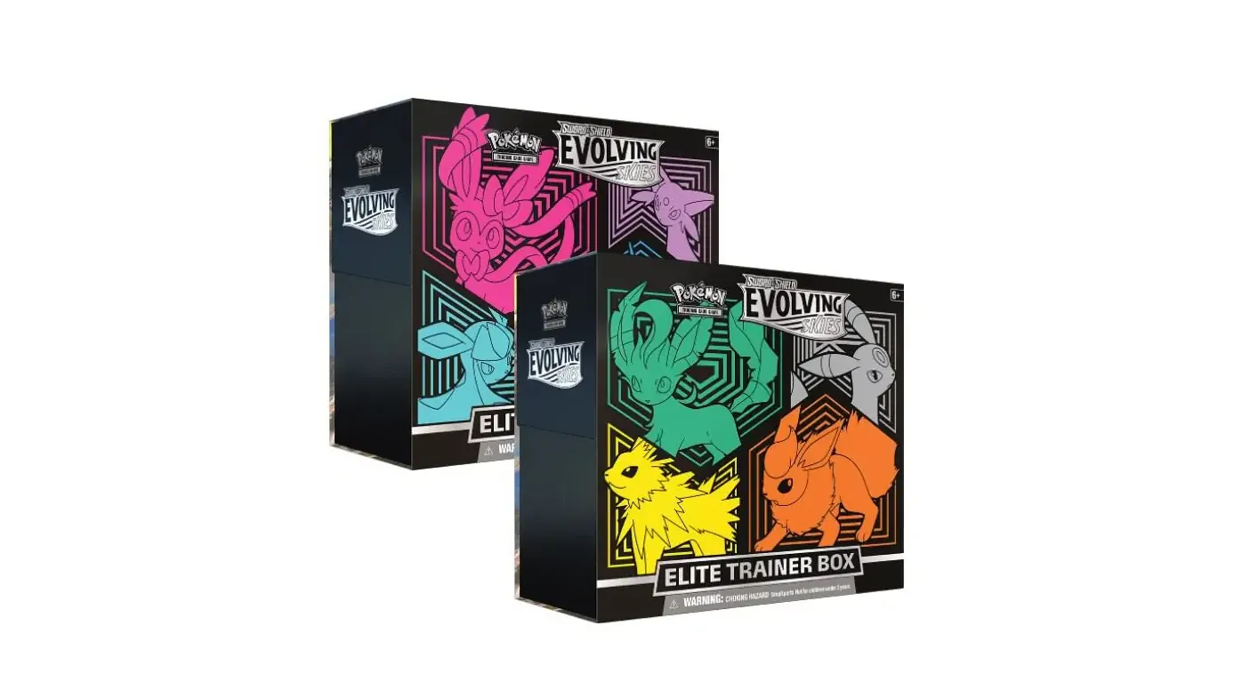 Evolving Skies Elite Trainer Box Set of 2