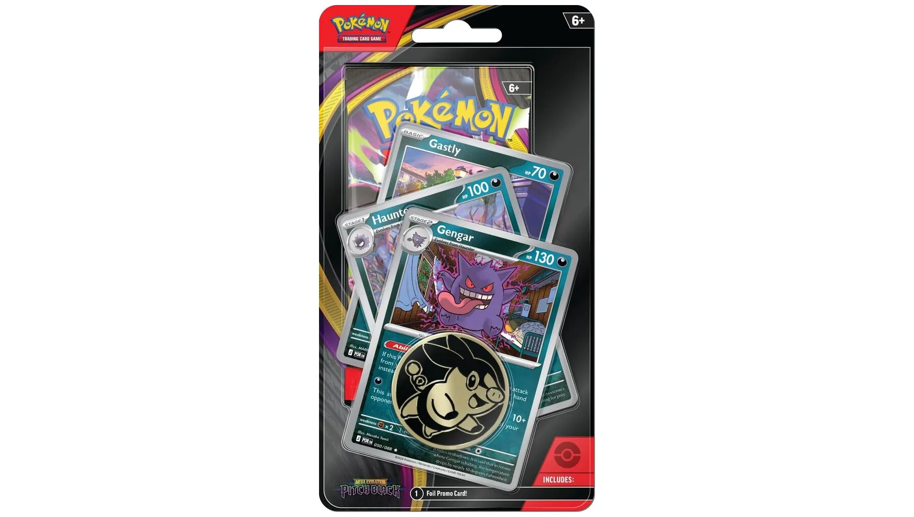 Pitch Black Premium Checklane Blister Gengar Line