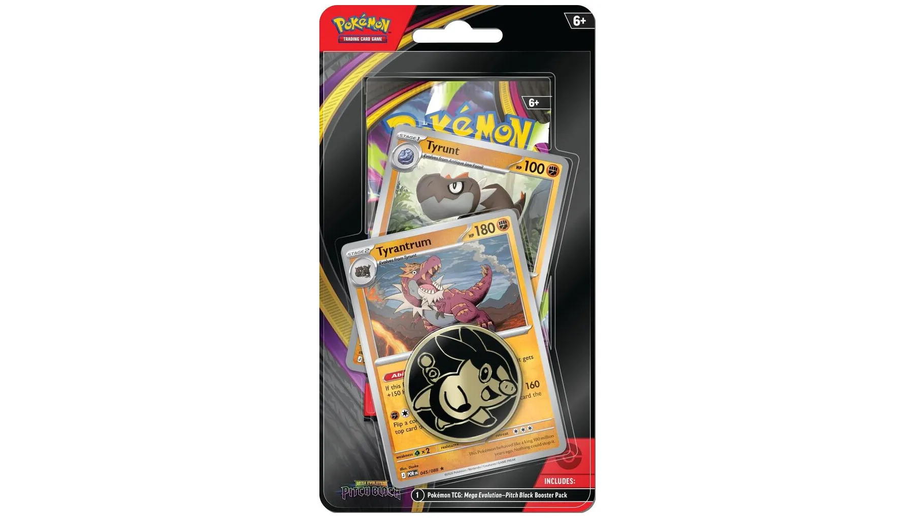 Pitch Black Premium Checklane Blister Tyrunt, Tyrantrum (Target Exclusive)