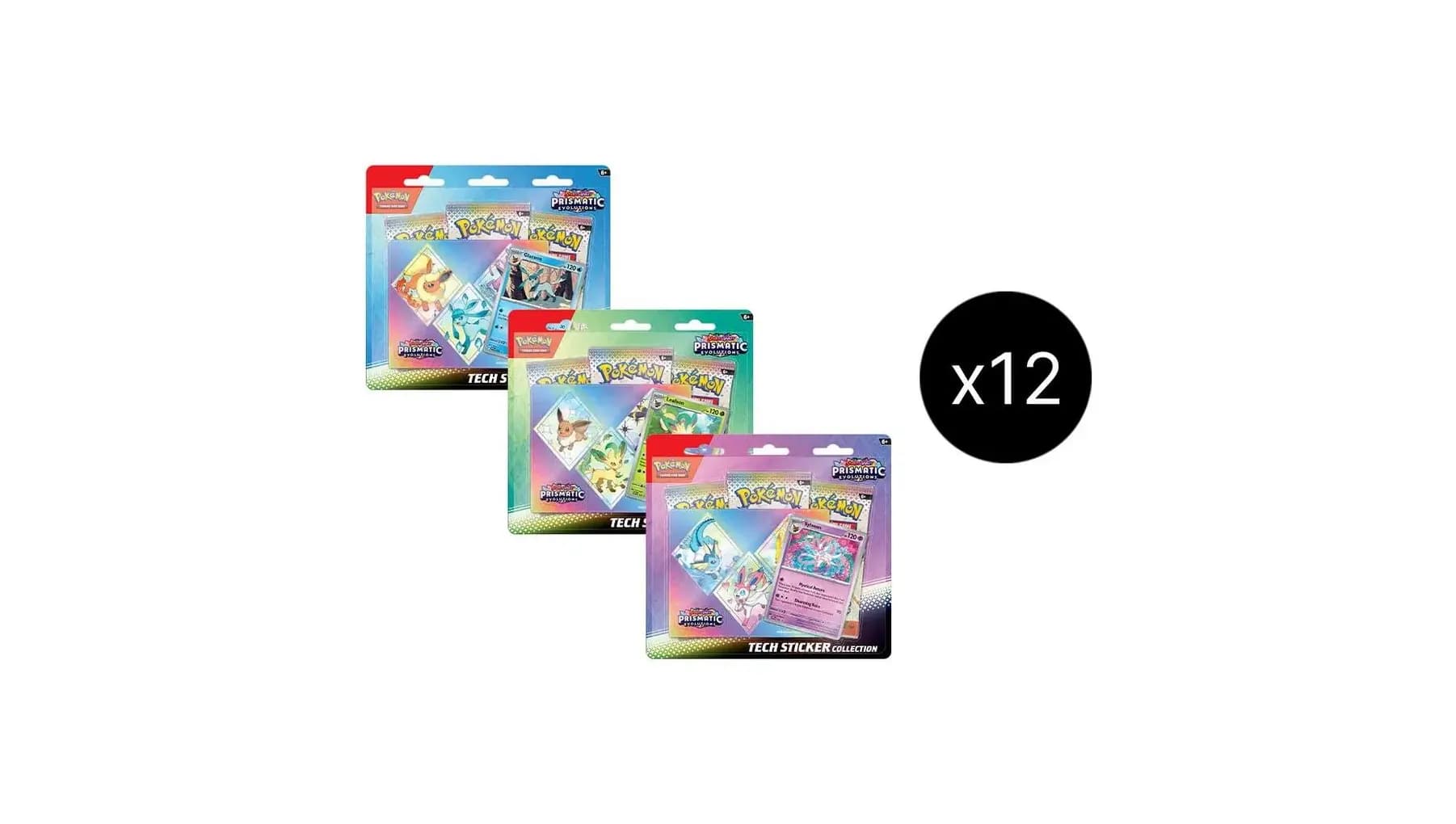 Prismatic Evolutions Tech Sticker Collection Case