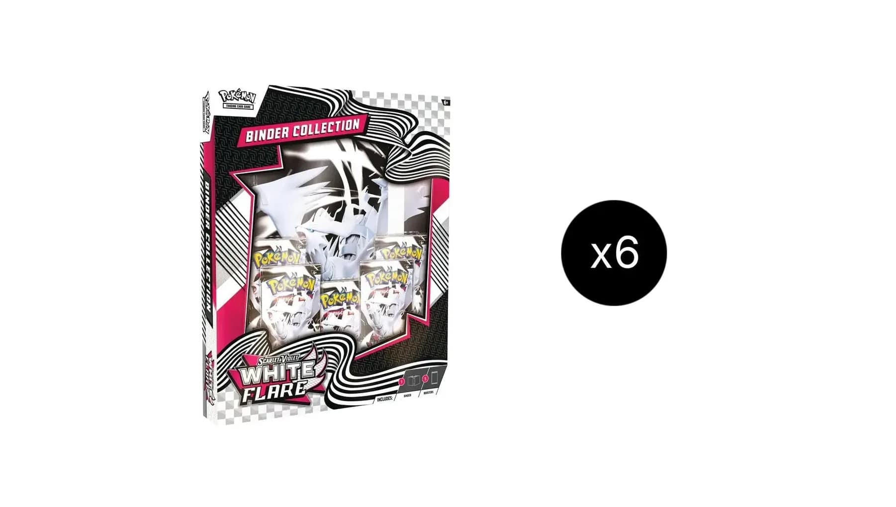 White Flare Binder Collection Case