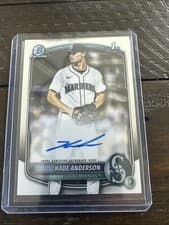 Kade Anderson 1st Bowman Chrome Prospect Autograph
